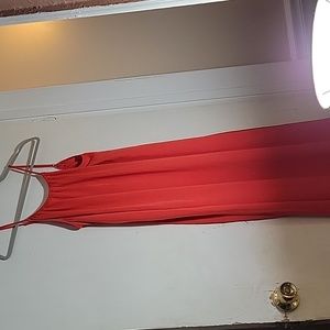 Prologue red maxi dress size M